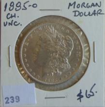 1885-O Morgan Dollar CH. UNC.