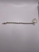 Sterling silver bracelet 8 inch 28.1g