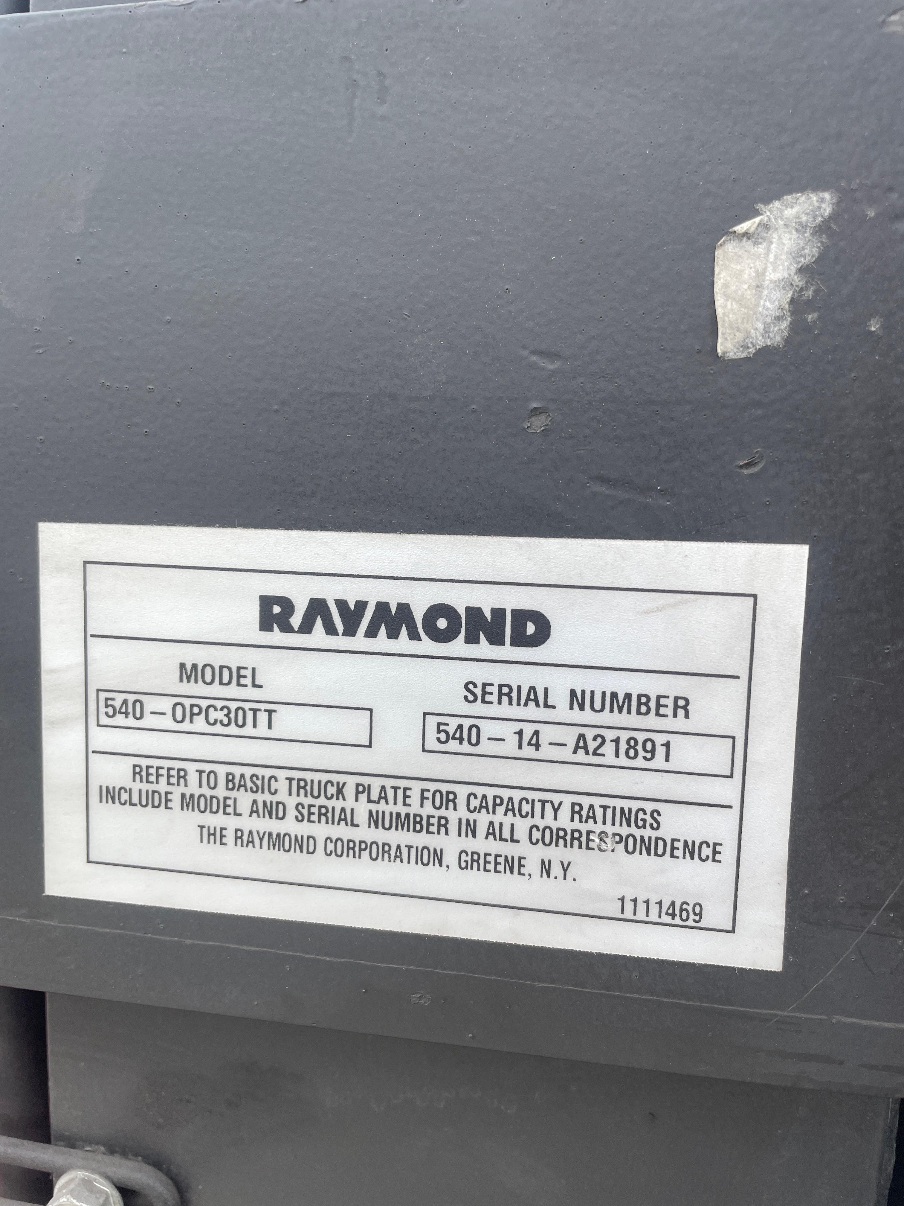 2014 Raymond 3000Lb Electric Order Picker