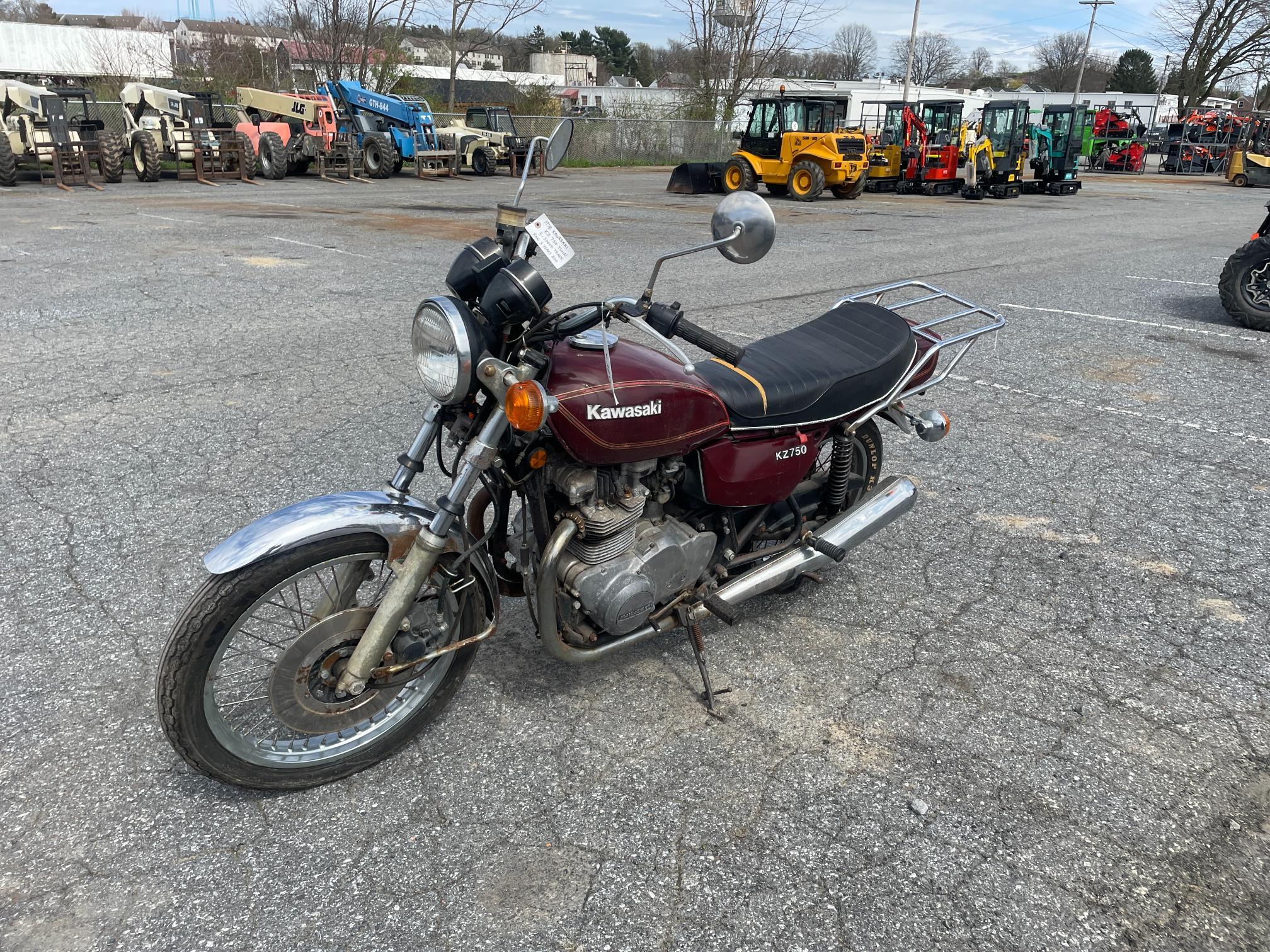 1978 Kawasaki KZ750 Twin Motorcycle