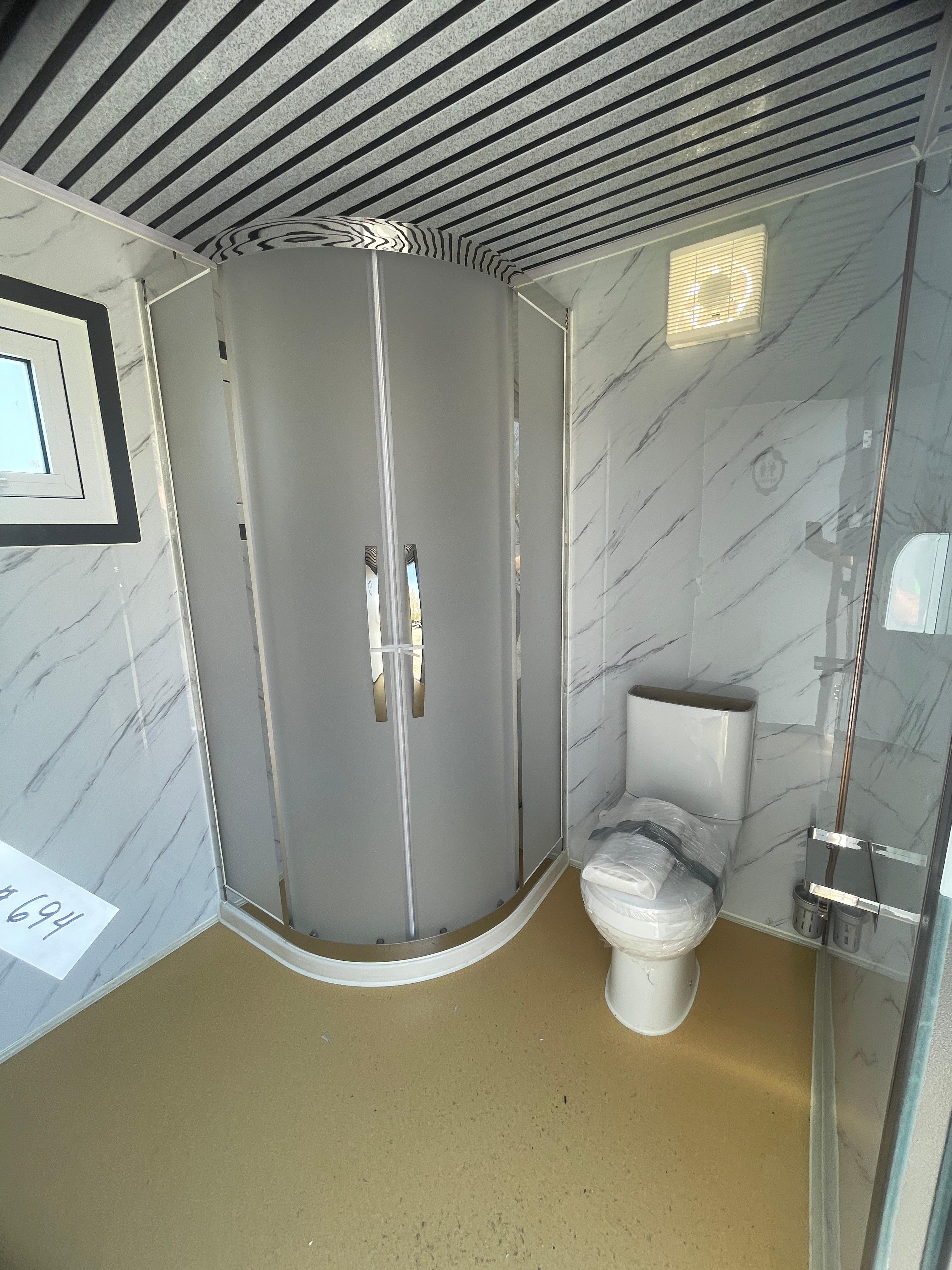 New Bastone Mobile Toilet W/ Shower
