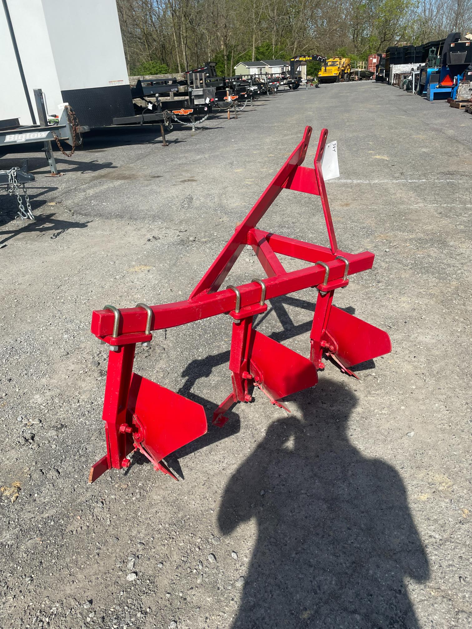 Used 3 Pt Hitch 3 Row Garden Plow