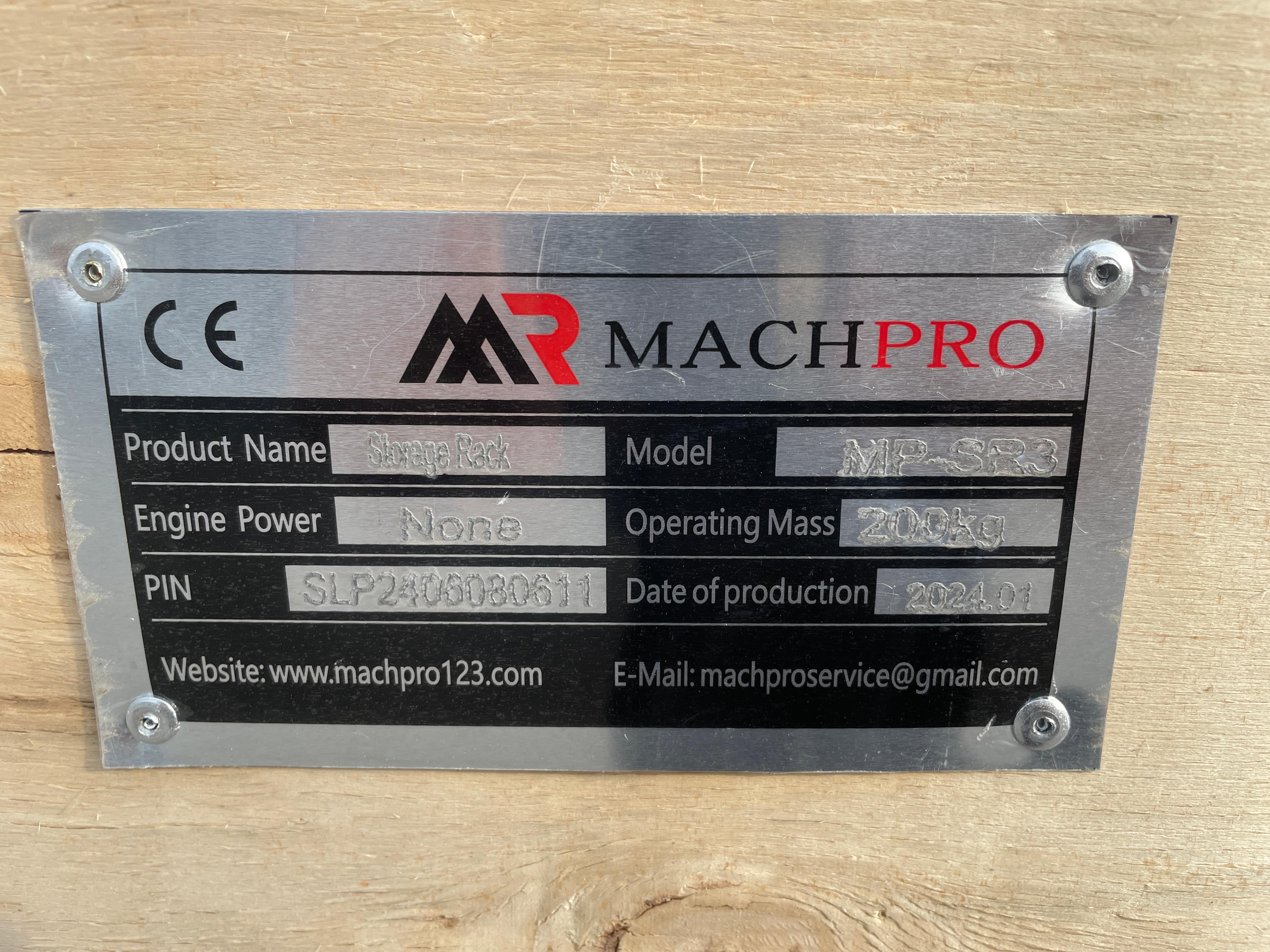 New MACHPRO SR-3 Storage Rack Unit