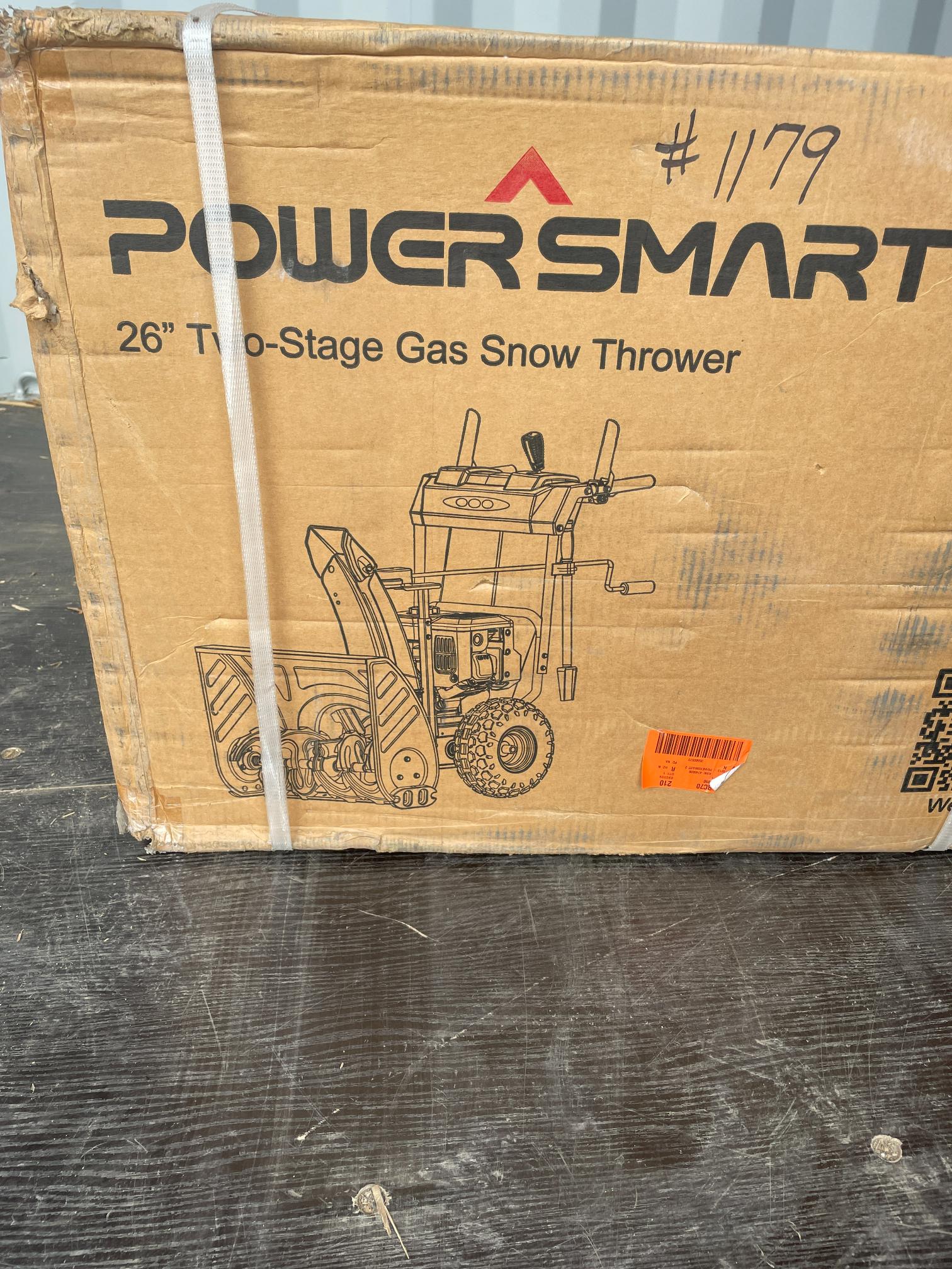 Power Smart 26" 2 Stage Snow Blower