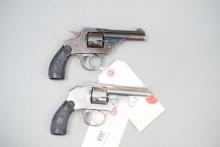 (CR) (2) Iver Johnson Topbreak .32S&W Revolvers