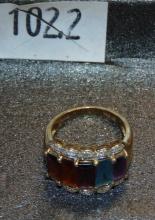 14k Multi-Stone/Diamond Ring.