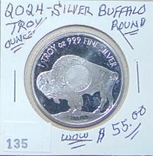 2024 Silver Buffalo Round .999 1 Troy Oz.
