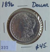 1896 Morgan Dollar (cleaned).