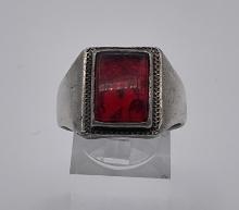 10.2G .925 Sterling Ring Size 10.5