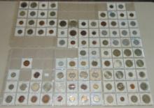 6 pages of World Coins (14 Silver coins).