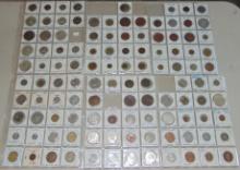 6 pages of World Coins (17 Silver coins).