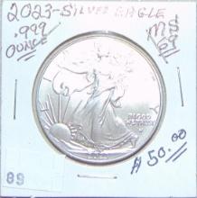 2023 Silver Eagle MS .999 1 Troy Oz.