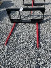 New Quick Attach Dual Prong Bale Spears