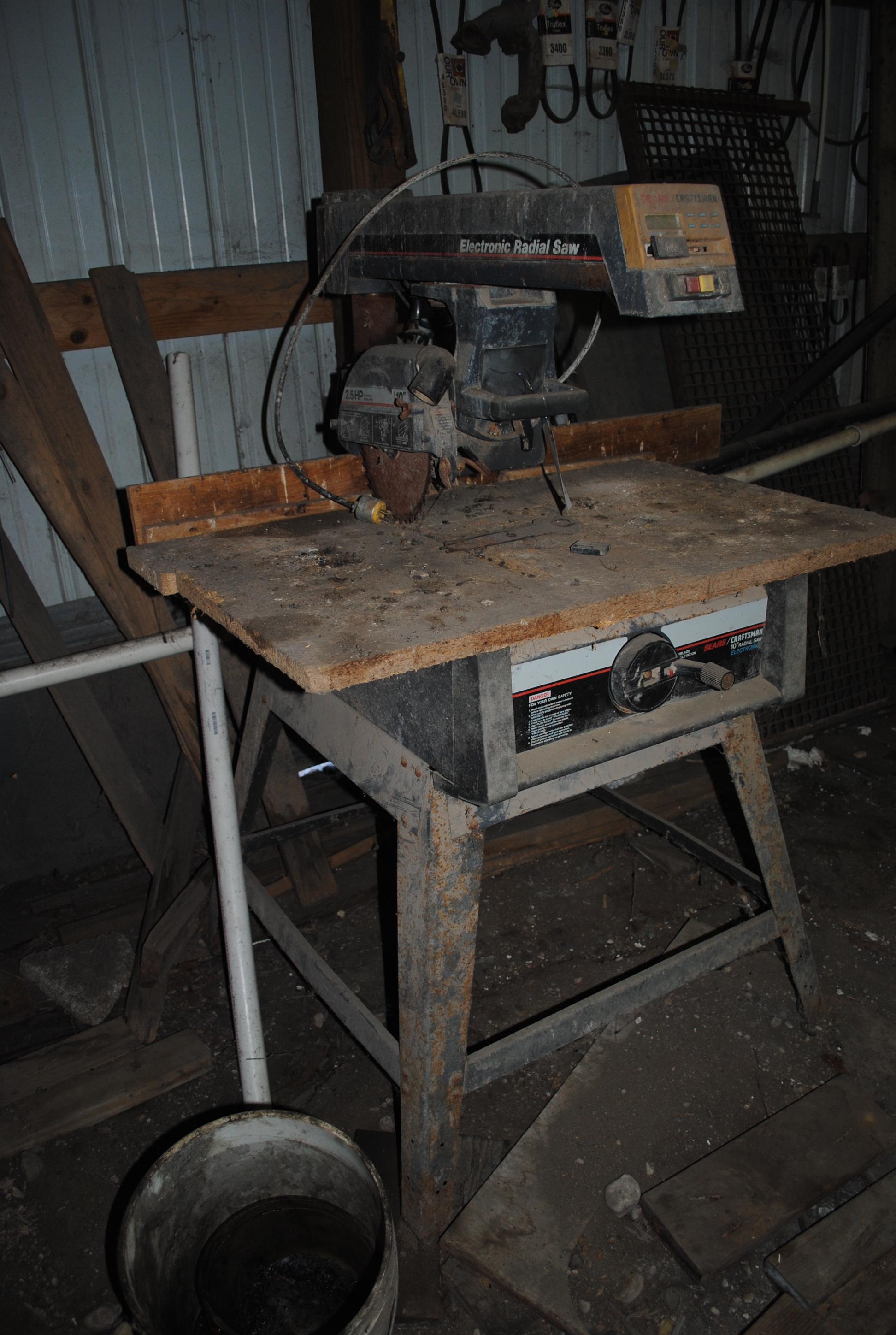Craftsman Radial Arm Saw with manual