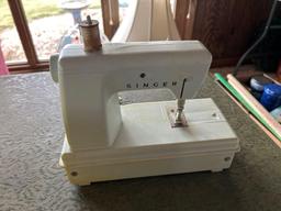 The Little Touch & Sew sewing machine by Singer in original box, (for little stylemakers), battery