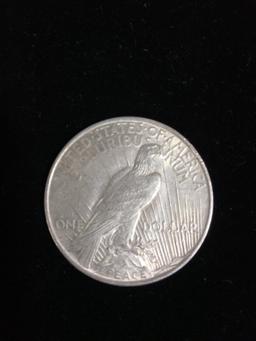 1922 United States Silver Peace Dollar - 90% Silver Coin