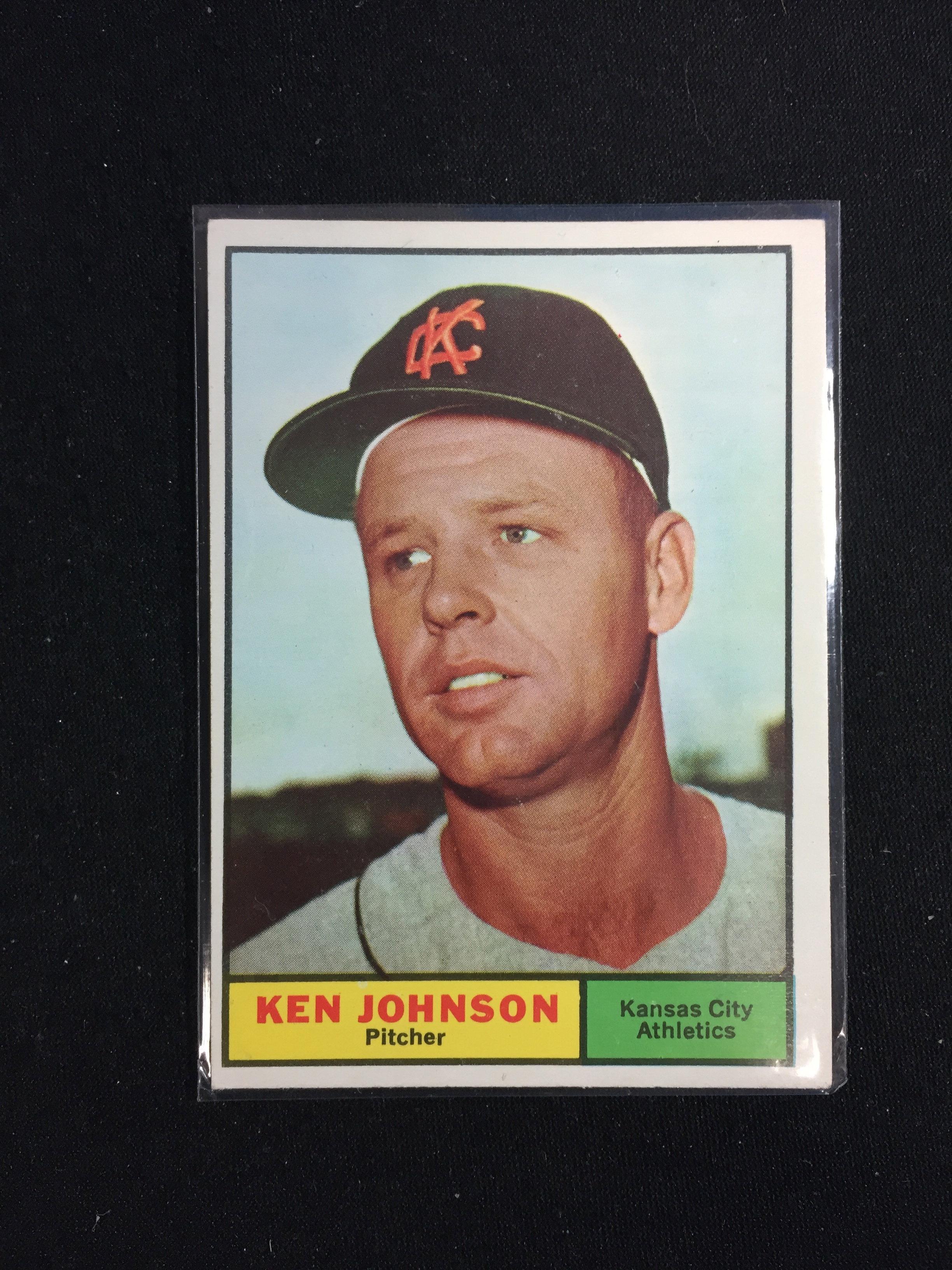 1961 Topps #24 Ken Johnson Athletics Baseball Card