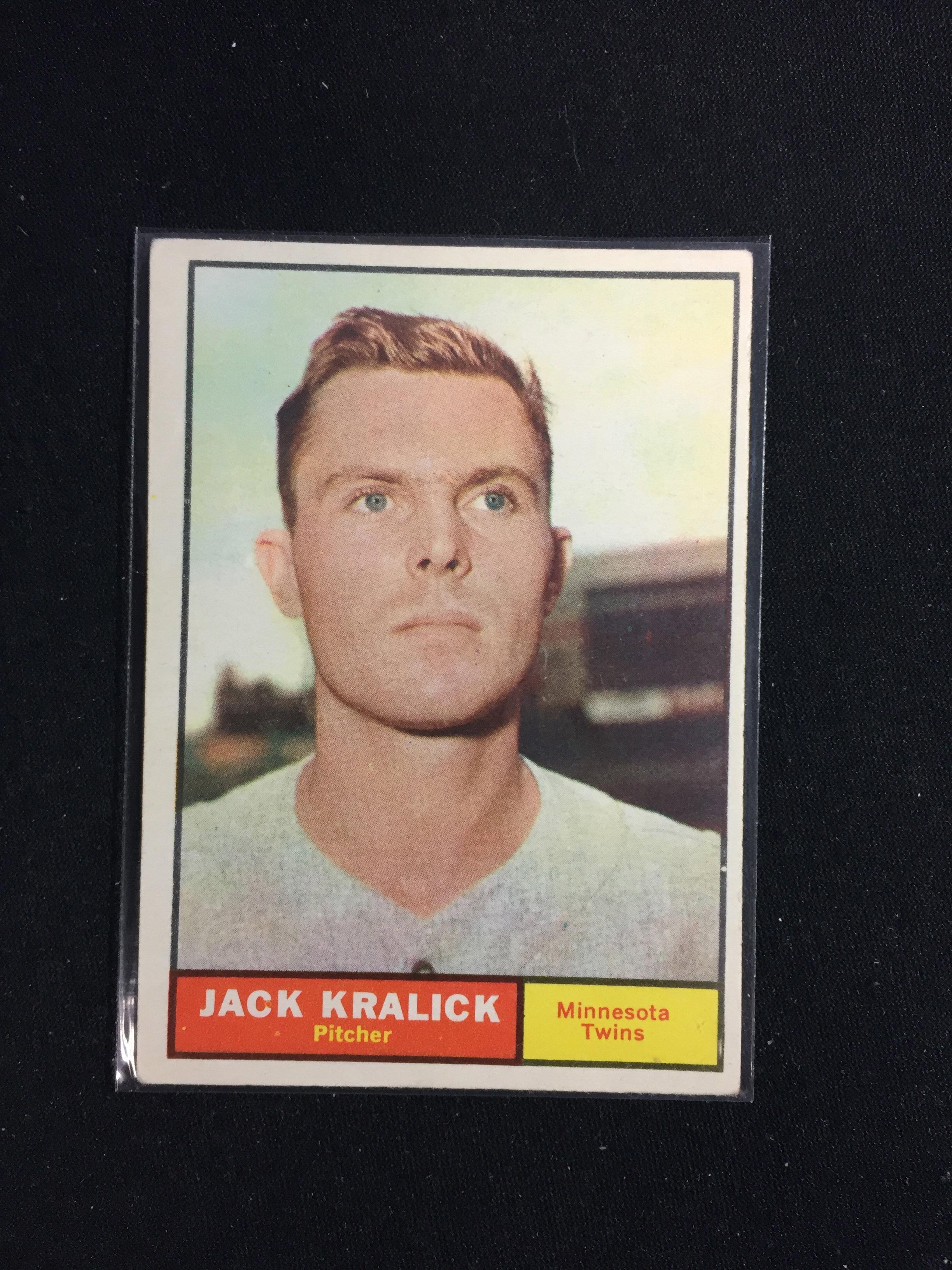 1961 Topps #36 Jack Kralick Twins Baseball Card