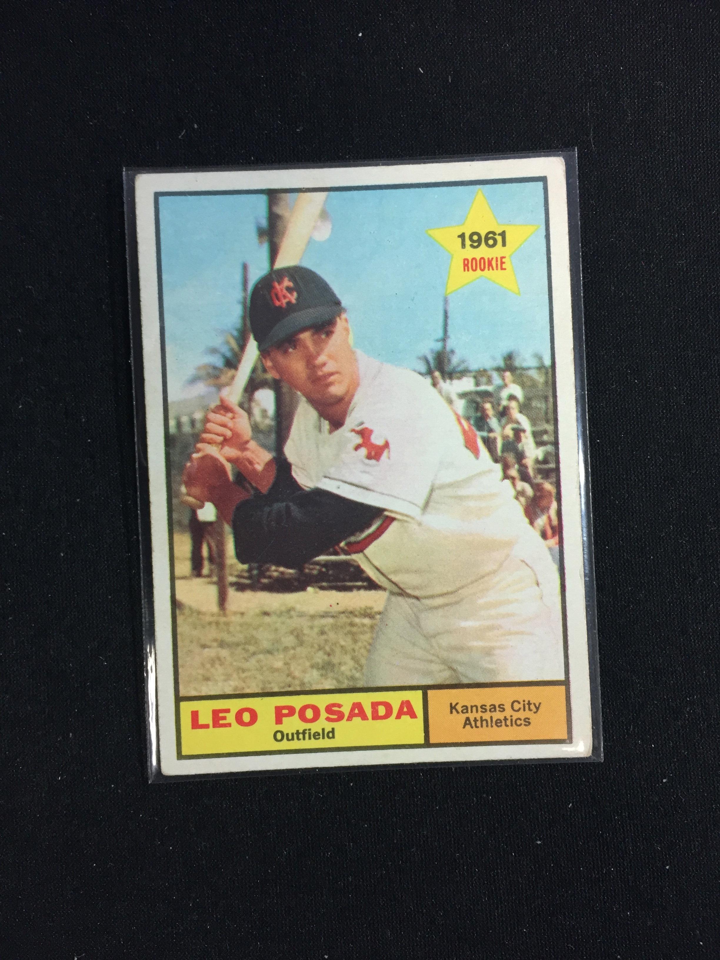1961 Topps #39 Leo Posada Athletics Baseball Card