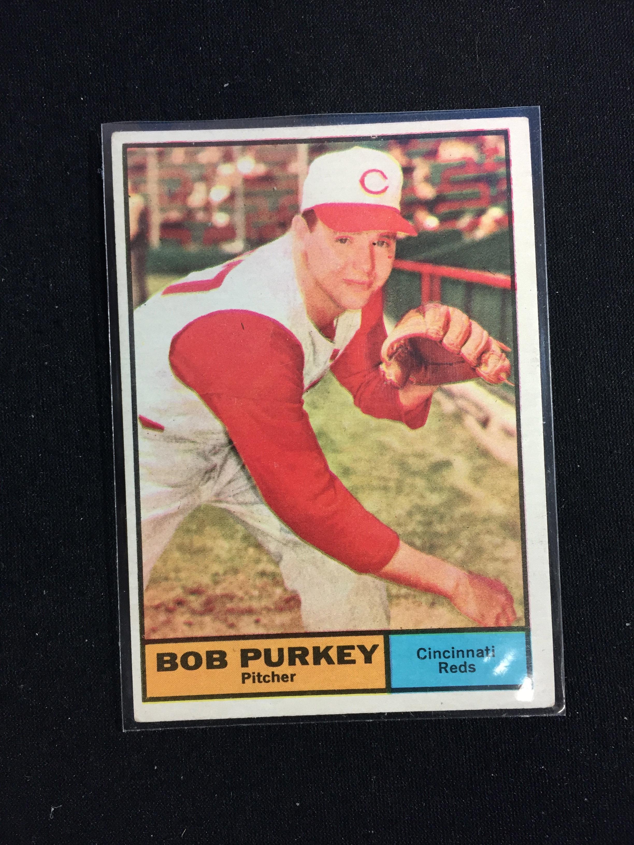 1961 Topps #9 Bob Purkey Reds Baseball Card
