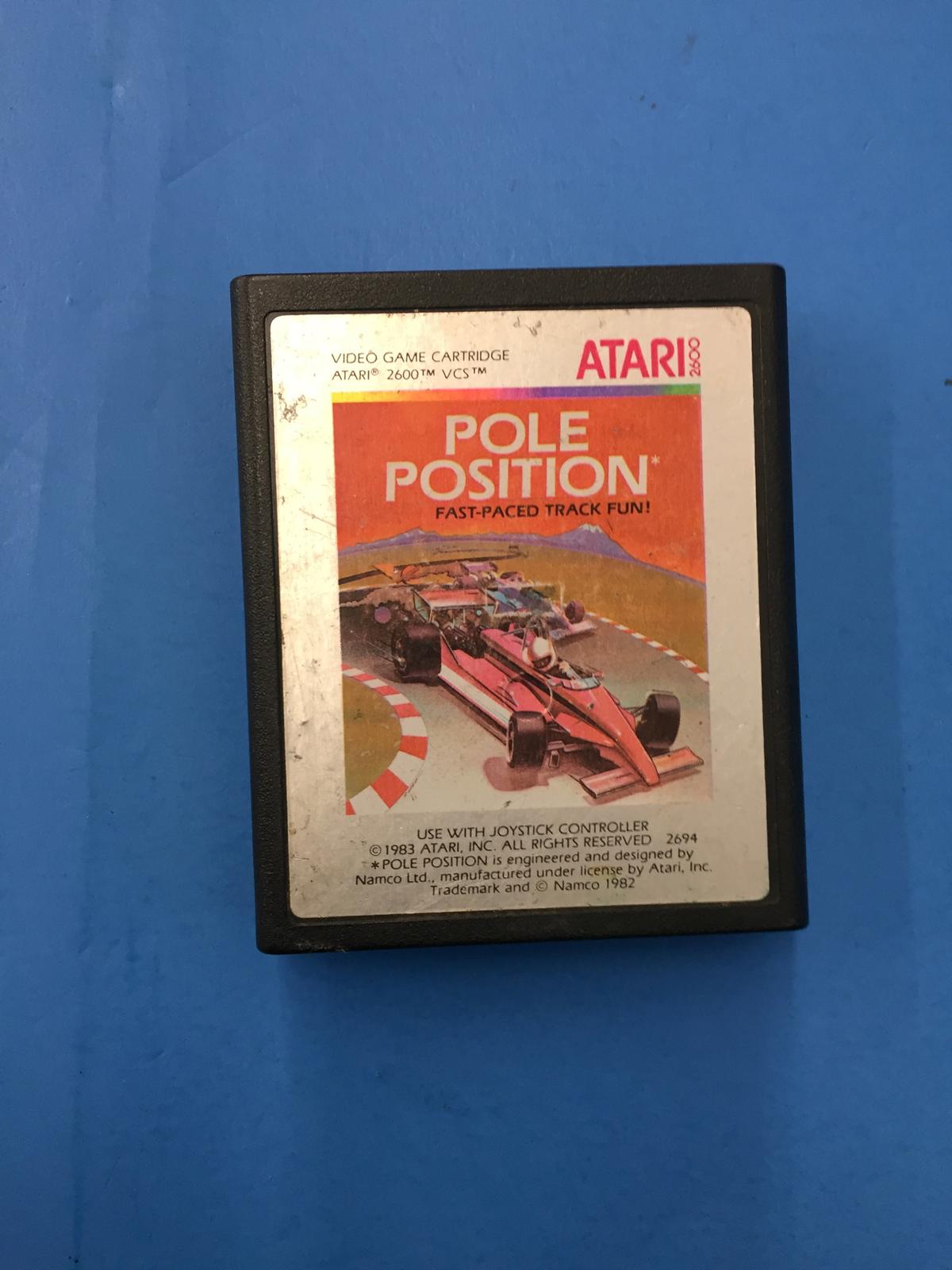 Atari 2600 Pole Position Vintage Video Game Cartridge