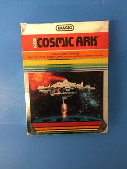 Atari New Cosmic Ark Video Game Cartridge W/ Box