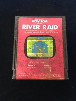 Atari AX-020 River Raid Vintage Video Game Cartridge