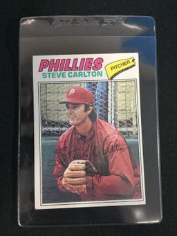 1977 Topps #110 Steve Carlton Phillies Baseball Card