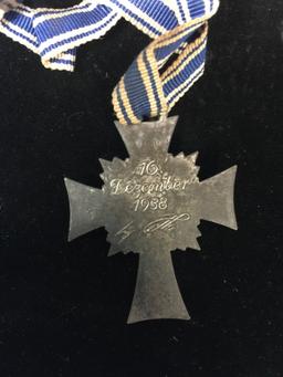 Vintage World War II Germany Nazi Cross of Honor of the German Mother Original Medal - Swastika