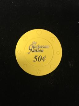 The Chickasaw Nation 50 Cent Poker Chip