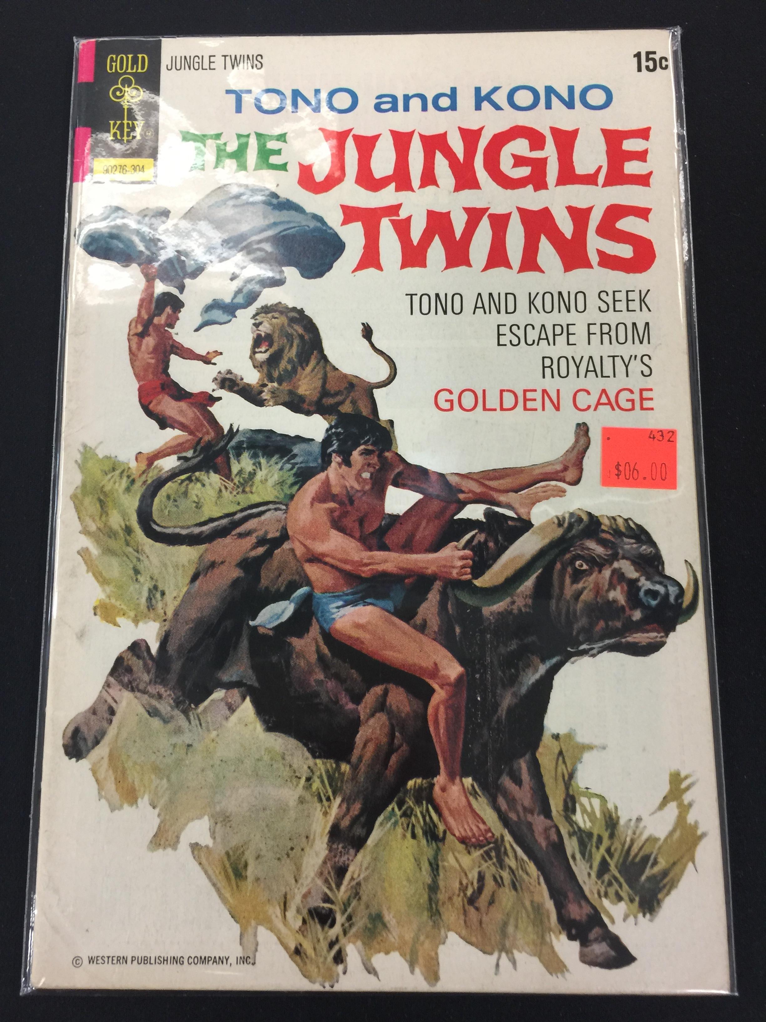 The Jungle Twins Golden Cage-Gold Key Comic Book