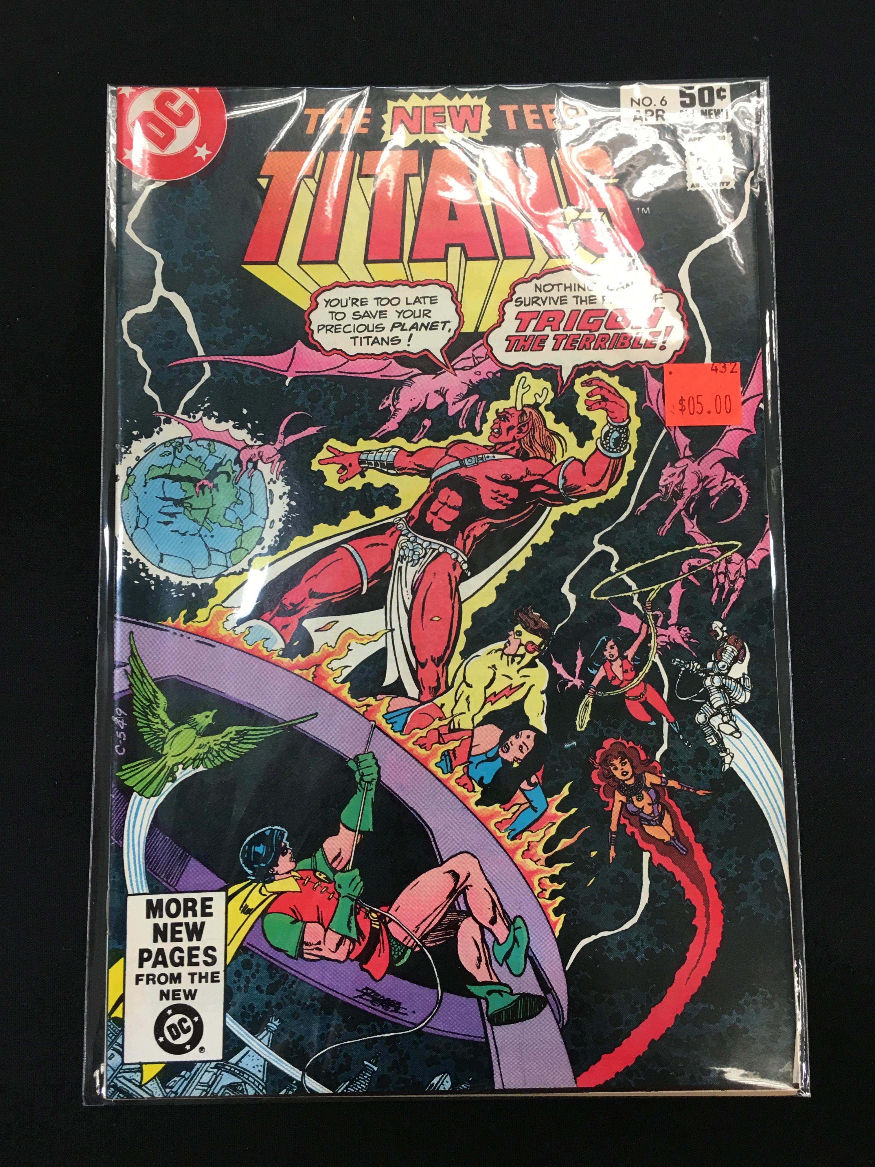 The New Teen Titans #6-DC Comic Book