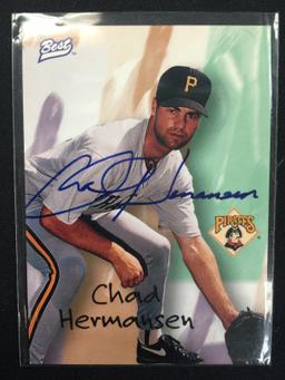 1998 Best Chad Hermansen Pirates Autograph Card