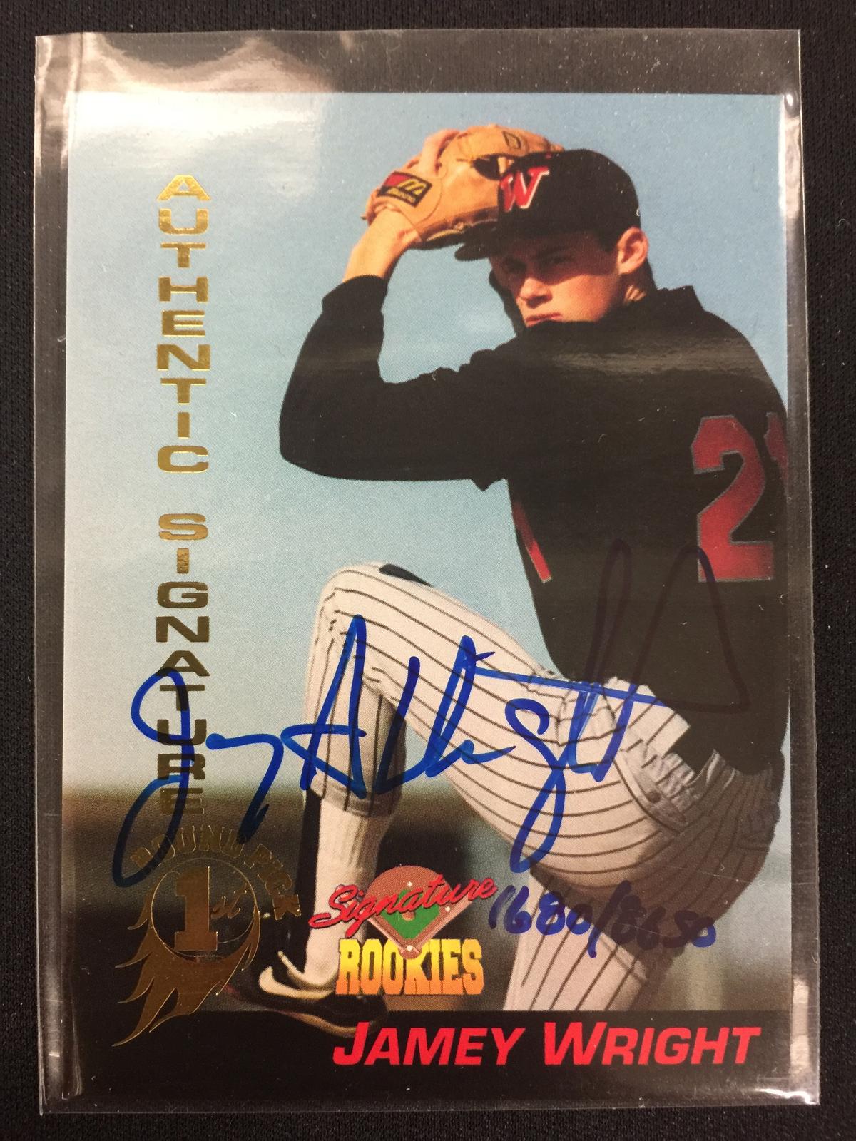 1994 Signature Rookies Jamey Wright Autograph Rookie Card /8650