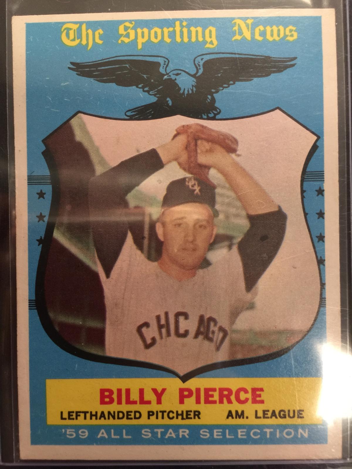 1959 Topps #572 Billy Pierce White Sox All-Star Vintage Baseball Card