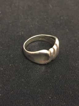 Twisted Knot Styled Sterling Silver Ring Band - Size 6