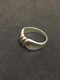 Twisted Knot Styled Sterling Silver Ring Band - Size 6
