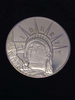 Statue of Liberty Style 1 Troy Ounce .999 Fine Silver Bullion