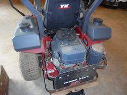 Red Yazoo Key 48" Commercial Zero Turn Mower with Mulching Kit, Mid Max Kawasaki Motor