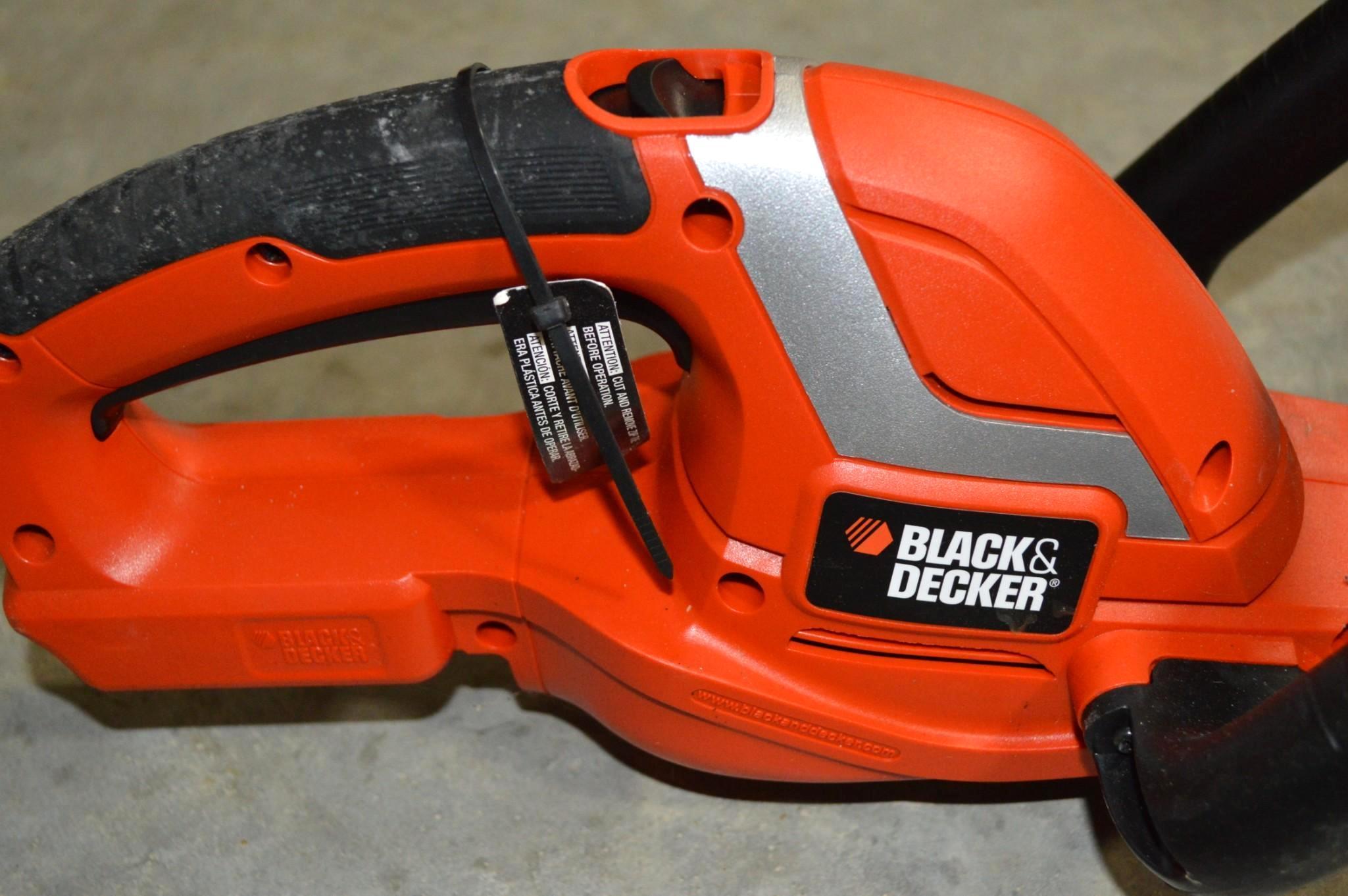 Black & Decker Electric Hedge Trimmer and Rayovac Safety Light