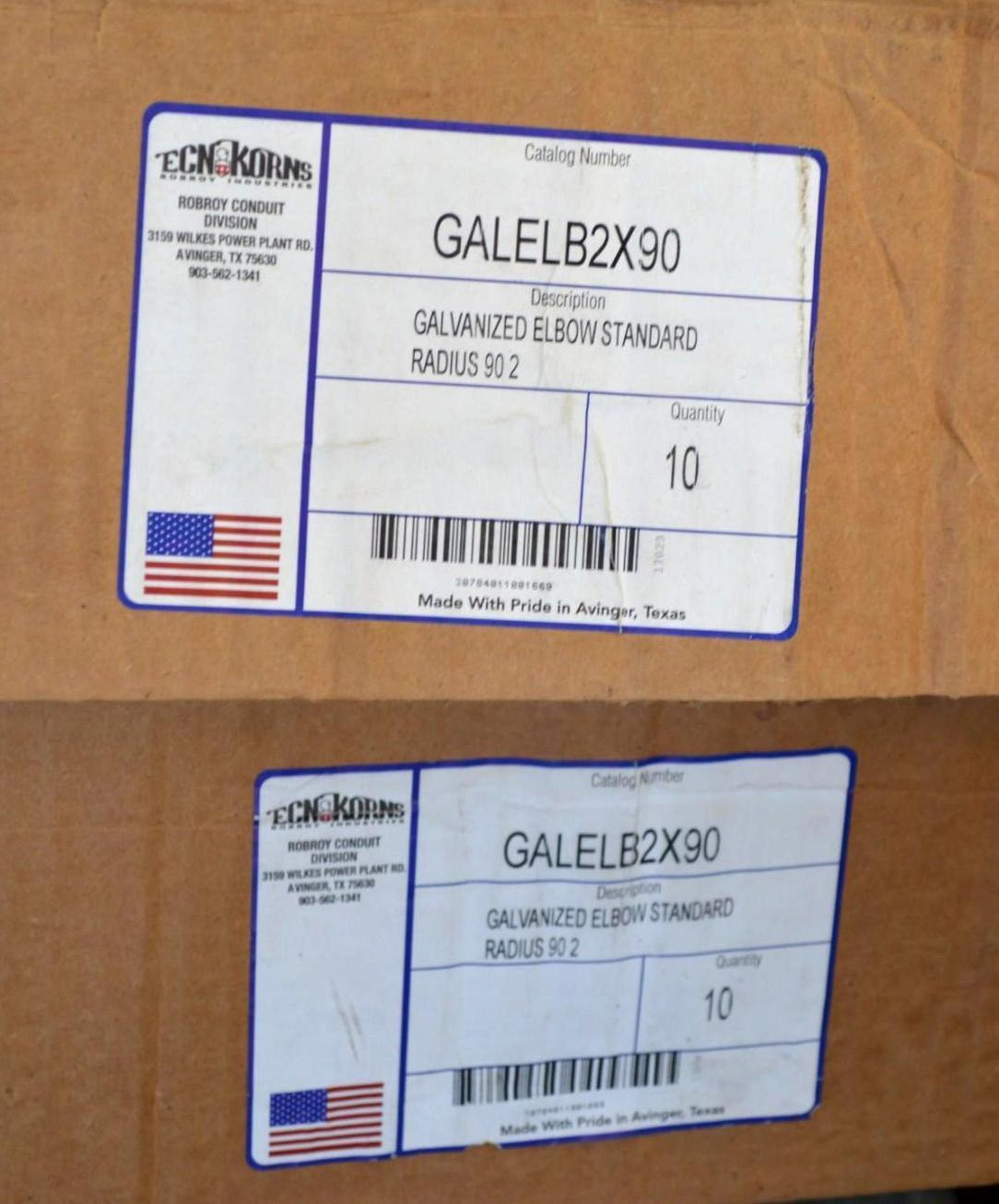 Pallet of Various Fittings - coated and galvanized elbows