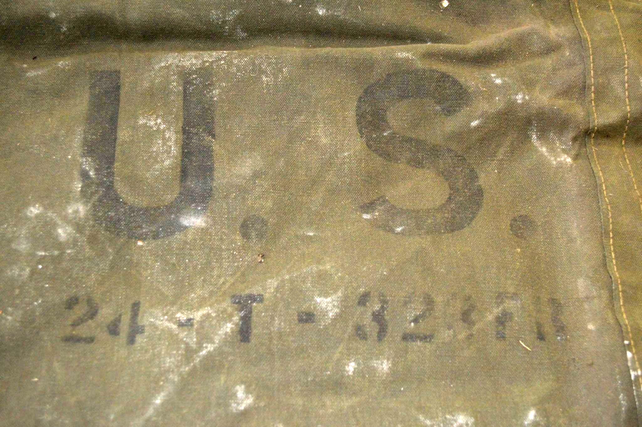 Army Issued Surplus From WWII - US Army Tent 24-T 309, Cot, Wool Blankets, Pup Tent Set