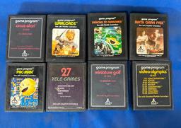 (8) Game Program game cartridges