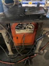 Lincoln Electric AC/DC Arc Welder on Steel Cart
