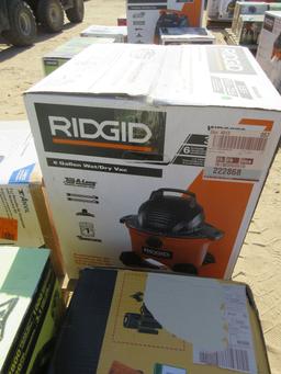Ridgid Shop Vac,Anvil Air Compressor,Mailbox,Dewalt Jumper,Dewalt Dual Speed Framing Nailer Kit