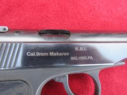 Cal 9mm Makarov K.B.I Pistol