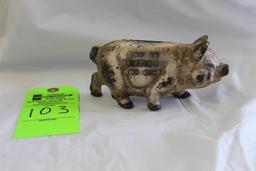 Norco Pig 3 In. x 6 In Cast Iron Bank