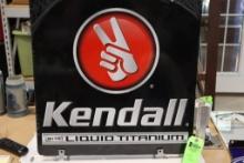 NOS Kendall Double Sided Sign w/Hanging Bracket in Box