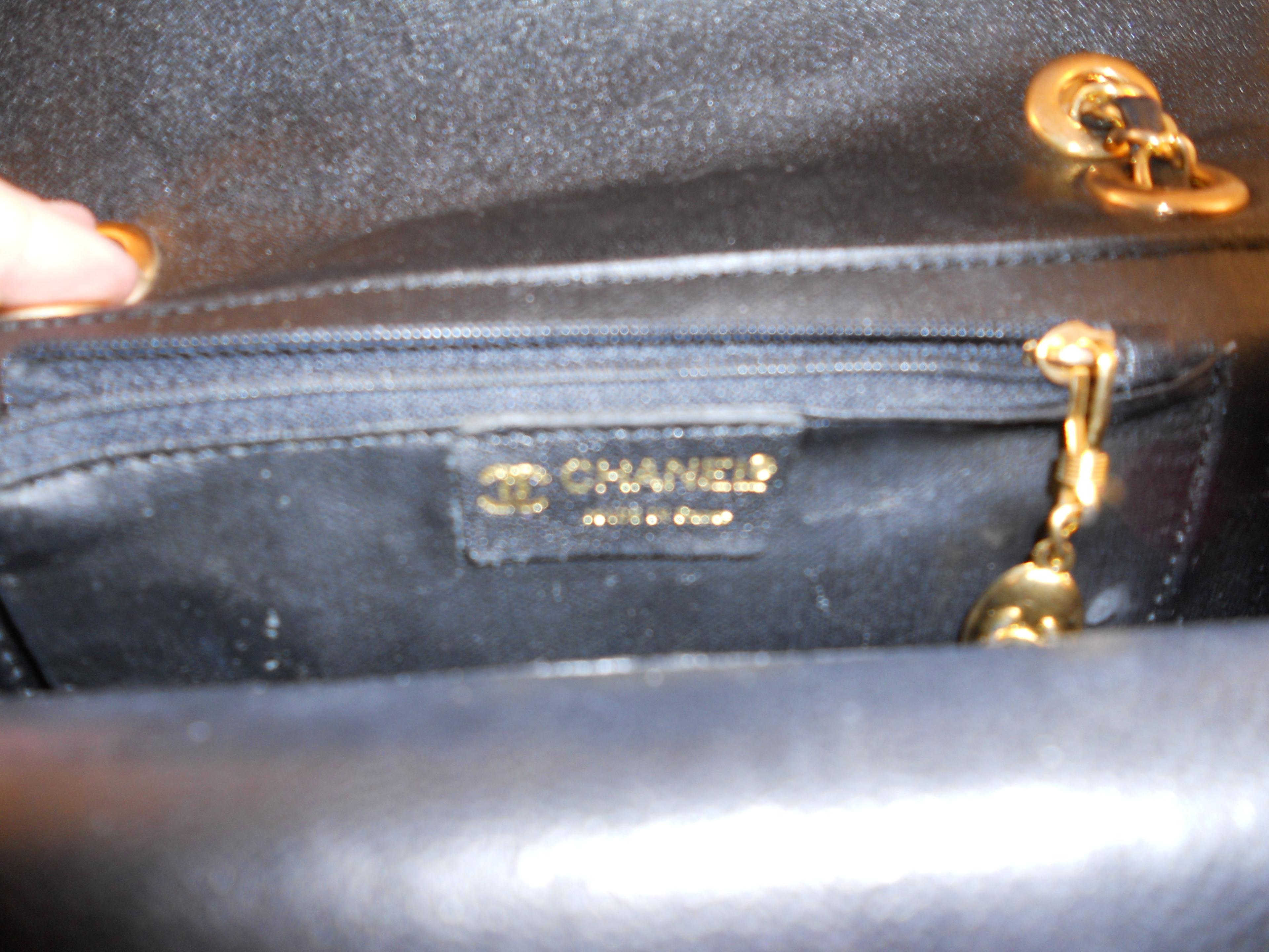 Vintage, Marked Chanel Leather Purse Not Authenticated