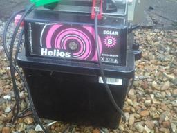 Helios Solar 8 Electric Fencer Unit c/w solar panel